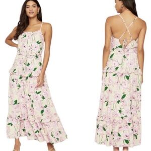 Lost + Wander | Hawaiian Rose Maxi Dress XS